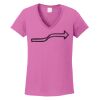 Ladies Heavy Cotton™ 100% Cotton V-Neck T-Shirt Thumbnail