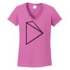 Ladies Heavy Cotton™ 100% Cotton V-Neck T-Shirt Thumbnail