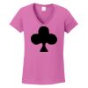 Ladies Heavy Cotton™ 100% Cotton V-Neck T-Shirt Thumbnail