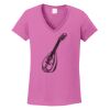 Ladies Heavy Cotton™ 100% Cotton V-Neck T-Shirt Thumbnail
