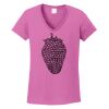 Ladies Heavy Cotton™ 100% Cotton V-Neck T-Shirt Thumbnail