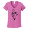 Ladies Heavy Cotton™ 100% Cotton V-Neck T-Shirt Thumbnail