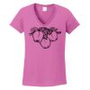 Ladies Heavy Cotton™ 100% Cotton V-Neck T-Shirt Thumbnail