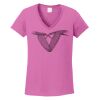 Ladies Heavy Cotton™ 100% Cotton V-Neck T-Shirt Thumbnail