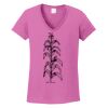 Ladies Heavy Cotton™ 100% Cotton V-Neck T-Shirt Thumbnail