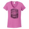 Ladies Heavy Cotton™ 100% Cotton V-Neck T-Shirt Thumbnail
