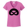 Ladies Heavy Cotton™ 100% Cotton V-Neck T-Shirt Thumbnail