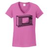 Ladies Heavy Cotton™ 100% Cotton V-Neck T-Shirt Thumbnail