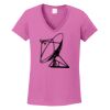 Ladies Heavy Cotton™ 100% Cotton V-Neck T-Shirt Thumbnail