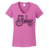 Ladies Heavy Cotton™ 100% Cotton V-Neck T-Shirt Thumbnail