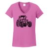 Ladies Heavy Cotton™ 100% Cotton V-Neck T-Shirt Thumbnail