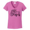 Ladies Heavy Cotton™ 100% Cotton V-Neck T-Shirt Thumbnail