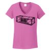 Ladies Heavy Cotton™ 100% Cotton V-Neck T-Shirt Thumbnail