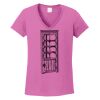 Ladies Heavy Cotton™ 100% Cotton V-Neck T-Shirt Thumbnail