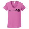 Ladies Heavy Cotton™ 100% Cotton V-Neck T-Shirt Thumbnail