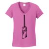 Ladies Heavy Cotton™ 100% Cotton V-Neck T-Shirt Thumbnail