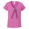 Ladies Heavy Cotton™ 100% Cotton V-Neck T-Shirt Thumbnail