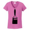 Ladies Heavy Cotton™ 100% Cotton V-Neck T-Shirt Thumbnail