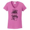 Ladies Heavy Cotton™ 100% Cotton V-Neck T-Shirt Thumbnail