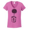 Ladies Heavy Cotton™ 100% Cotton V-Neck T-Shirt Thumbnail