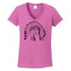 Ladies Heavy Cotton™ 100% Cotton V-Neck T-Shirt Thumbnail