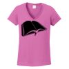 Ladies Heavy Cotton™ 100% Cotton V-Neck T-Shirt Thumbnail