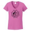 Ladies Heavy Cotton™ 100% Cotton V-Neck T-Shirt Thumbnail