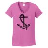 Ladies Heavy Cotton™ 100% Cotton V-Neck T-Shirt Thumbnail