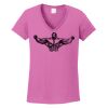 Ladies Heavy Cotton™ 100% Cotton V-Neck T-Shirt Thumbnail