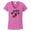 Ladies Heavy Cotton™ 100% Cotton V-Neck T-Shirt Thumbnail