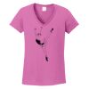 Ladies Heavy Cotton™ 100% Cotton V-Neck T-Shirt Thumbnail