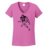 Ladies Heavy Cotton™ 100% Cotton V-Neck T-Shirt Thumbnail