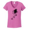 Ladies Heavy Cotton™ 100% Cotton V-Neck T-Shirt Thumbnail