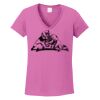 Ladies Heavy Cotton™ 100% Cotton V-Neck T-Shirt Thumbnail