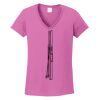 Ladies Heavy Cotton™ 100% Cotton V-Neck T-Shirt Thumbnail