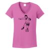 Ladies Heavy Cotton™ 100% Cotton V-Neck T-Shirt Thumbnail