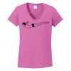 Ladies Heavy Cotton™ 100% Cotton V-Neck T-Shirt Thumbnail