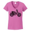 Ladies Heavy Cotton™ 100% Cotton V-Neck T-Shirt Thumbnail