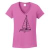 Ladies Heavy Cotton™ 100% Cotton V-Neck T-Shirt Thumbnail