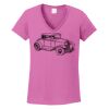 Ladies Heavy Cotton™ 100% Cotton V-Neck T-Shirt Thumbnail