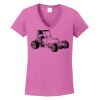 Ladies Heavy Cotton™ 100% Cotton V-Neck T-Shirt Thumbnail