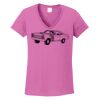 Ladies Heavy Cotton™ 100% Cotton V-Neck T-Shirt Thumbnail