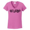 Ladies Heavy Cotton™ 100% Cotton V-Neck T-Shirt Thumbnail