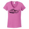 Ladies Heavy Cotton™ 100% Cotton V-Neck T-Shirt Thumbnail