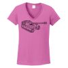 Ladies Heavy Cotton™ 100% Cotton V-Neck T-Shirt Thumbnail