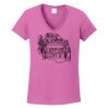 Ladies Heavy Cotton™ 100% Cotton V-Neck T-Shirt Thumbnail