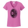 Ladies Heavy Cotton™ 100% Cotton V-Neck T-Shirt Thumbnail