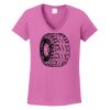 Ladies Heavy Cotton™ 100% Cotton V-Neck T-Shirt Thumbnail