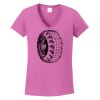 Ladies Heavy Cotton™ 100% Cotton V-Neck T-Shirt Thumbnail
