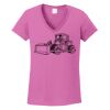 Ladies Heavy Cotton™ 100% Cotton V-Neck T-Shirt Thumbnail